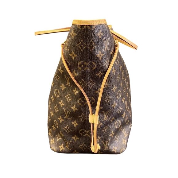 Authentic Louis Vuitton Neverfull GM Purse Monogram Tote Shoulder Bag Brown Tan - Picture 8 of 16